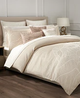 Donna Karan Home Dune Embroidered Duvet Cover