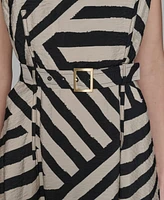 Karl Lagerfeld Paris Women's Printed Sleeveless Dress