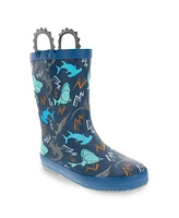Western Chief Boys Shark Bolt Rain Boot
