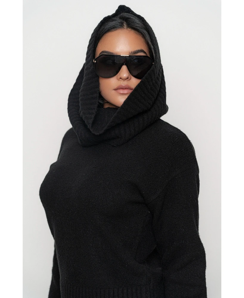 Jluxlabel Women's Sweater Scarf Top