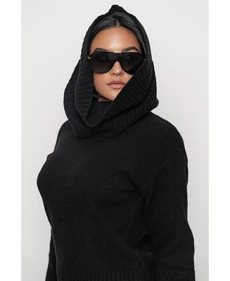 Jluxlabel Women's Sweater Scarf Top