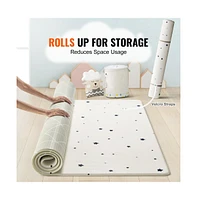 Slickblue Two-Sided Soft Baby Play Mat for Crawling and Activity Kids Floor Mat