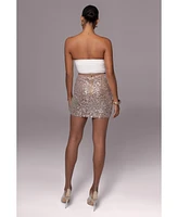 Jluxlabel Women's Sequin Milestone Skirt