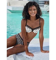 Lascana Women's Mix Print Underwire Bikini Swimsuit Top