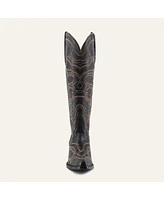 Olivia Leather Cowgirl Boots - Stylish Western Footwear & Comfort By Buck Brana