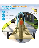 Kids Bike 18-Inch Children Training Bicycle with 2 Brake for 3-8 Years Old