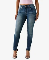 True Religion Women's Jennie Buddha Pocket Skinny Jeans