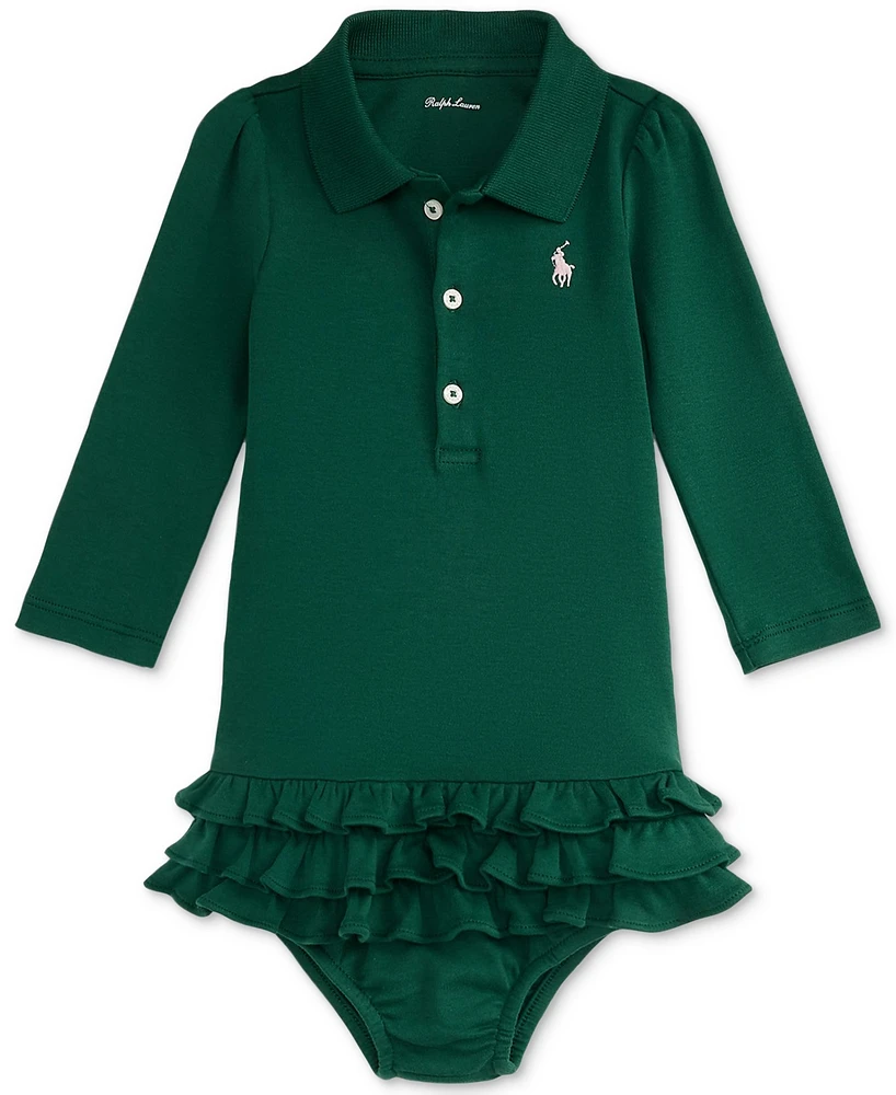 Polo Ralph Lauren Baby Girls Ruffled Dress