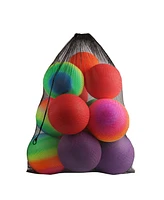 24"x36" Large Mesh Sports Ball Drawstring Bag for Gym Training, Football, Basketball