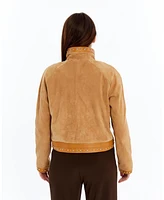 Furniq Uk Women's Suede Studded Jacket, Created for Macy's