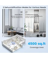 Volenca 90 Pint 6000 Sq. Ft Dehumidifier with Continuous and Auto Mode