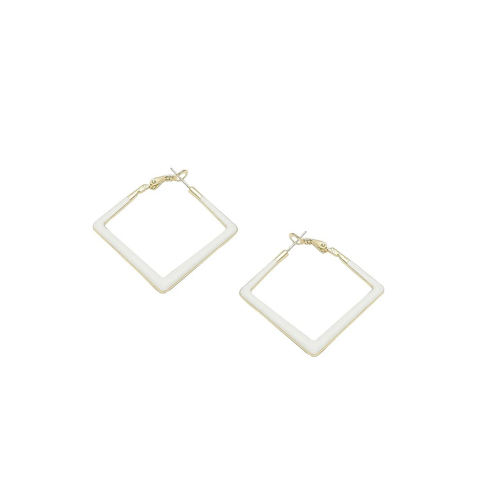 Sohi Geometric Hoop Earrings