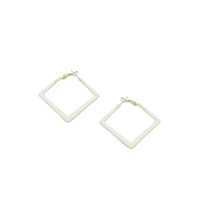 Sohi Geometric Hoop Earrings