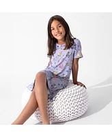 Bellabu Bear Girls' Minecraft Pixel Pals Short Sleeve Dress
