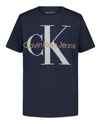 Calvin Klein Big Boys Monologo Short Sleeve T-Shirt