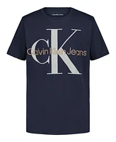Calvin Klein Big Boys Monologo Short Sleeve T-Shirt