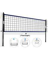 Gse Games & Sports Expert Volleyball Net Set with Volleyball, Aluminum Poles, Winch System, Pump, and Carrying Bag (Recreational)
