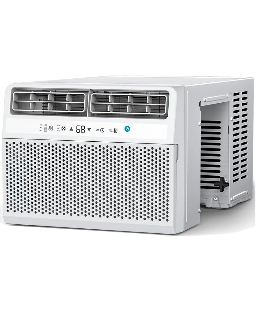 Zafro 12,000 Btu Window Ac Quiet Energy Efficient Cools up to 550 SqFt 6 in 1 Modes 3 Fan Speeds Remote Control Touch Panel for Home or Office