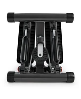 Sunny Health & Fitness Smart Twist Stepper with Resistance Bands, Free SunnyFit App via Bluetooth, 300 Lb Weight Capacity