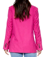 blue revival Women's Boyfriend Blazer