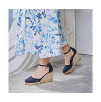 Estartit Canvas Espadrille Wedges