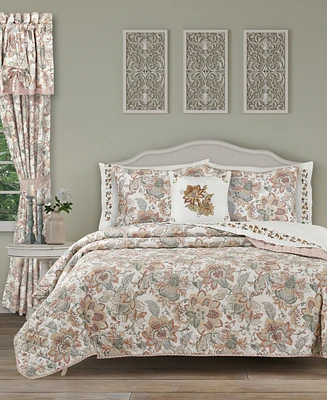 Royal Court Janessa Jacobean 3-Pc. Quilt Set, Twin/Twin Xl