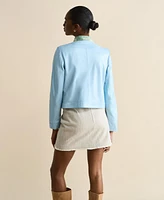 Furniq Uk Women's Leather Cropped Jacket, Created for Macy s