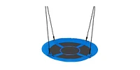 Slickblue Toddler Oxford Fabric Tree Saucer Swing Outdoor Hanging for Backyard and Garden