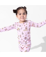 Bellabu Bear Kids Unisex Kids' Tea Party Set of 2 Piece Pajamas