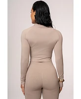 Jluxlabel Women's Momentum Ribbed Top