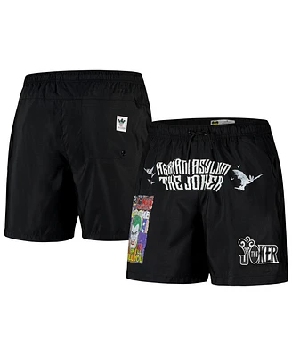 Freeze Max Men's The Joker Black Batman Comics Arkham Asylum Shorts
