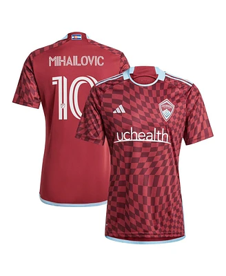 Adidas Men's Djordje Mihailovic Burgundy Colorado Rapids 2024 One Flag Kit Replica Player Jersey