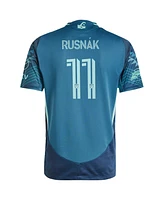 Adidas Men's Albert Rusnak Blue Seattle Sounders Fc 2025 The Salish Sea Kit Authentic Player Jersey