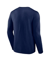 Fanatics Men's Navy New Orleans Pelicans Lets Go Long Sleeve T-Shirt