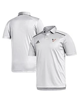 Adidas Men's White South Florida Bulls Stars Stripes Classic Aeroready Polo Shirt