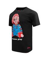 Freeze Max Men's Black Chucky Fall 2 Horror Behead T-Shirt