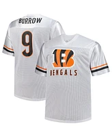 Fanatics Men's Joe Burrow White Cincinnati Bengals Big Tall V-Neck Fashion Jersey
