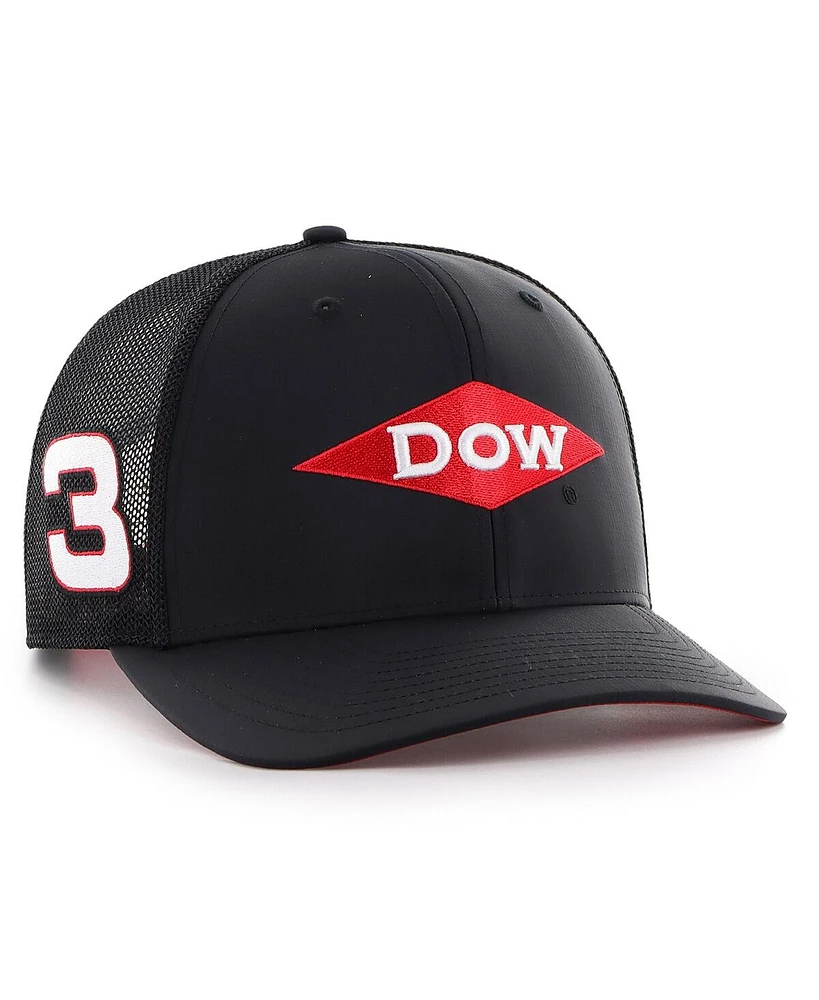 '47 Brand Men's Black Austin Dillon Dow Sure Shot Trucker Adjustable Hat