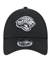 New Era Men's Black Jacksonville Jaguars Main B-Dub 9FORTY Adjustable Hat