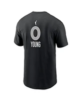 Nike Men's Jackie Young Black Las Vegas Aces Explorer Edition Name Number T-Shirt