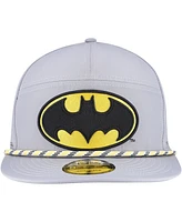 New Era Men's Gray Batman Rope Trucker 9FIFTY Adjustable Hat