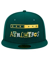 New Era Men's Green Oakland Athletics Ransom 59FIFTY Fitted Hat