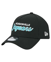 New Era Men's Black Jacksonville Jaguars Smith 9FORTY Adjustable hat