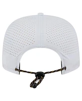 New Era Men's White San Diego Padres Perforated Golfer Snapback Hat
