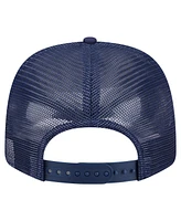 New Era Men's Navy Tampa Bay Rays Flag 9SEVENTY Stretch-Snap Hat