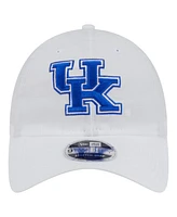 New Era Men's White Kentucky Wildcats Active Ripstop 9TWENTY Adjustable Hat