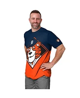 Foco Men's Navy/Orange Detroit Tigers Big Logo Mascot T-Shirt