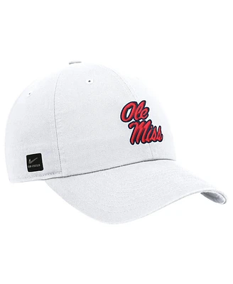 Nike Men's White Ole Miss Rebels 2025 On-Field Club Adjustable Hat