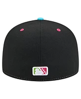 New Era Men's White/Light Green Modesto Nuts Copa de la Diversion 59FIFTY Fitted Hat