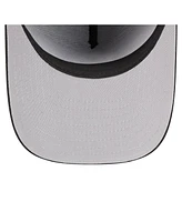 New Era Men's Black York Yankees Script Safety Pin 59FIFTY A-Frame Fitted Hat